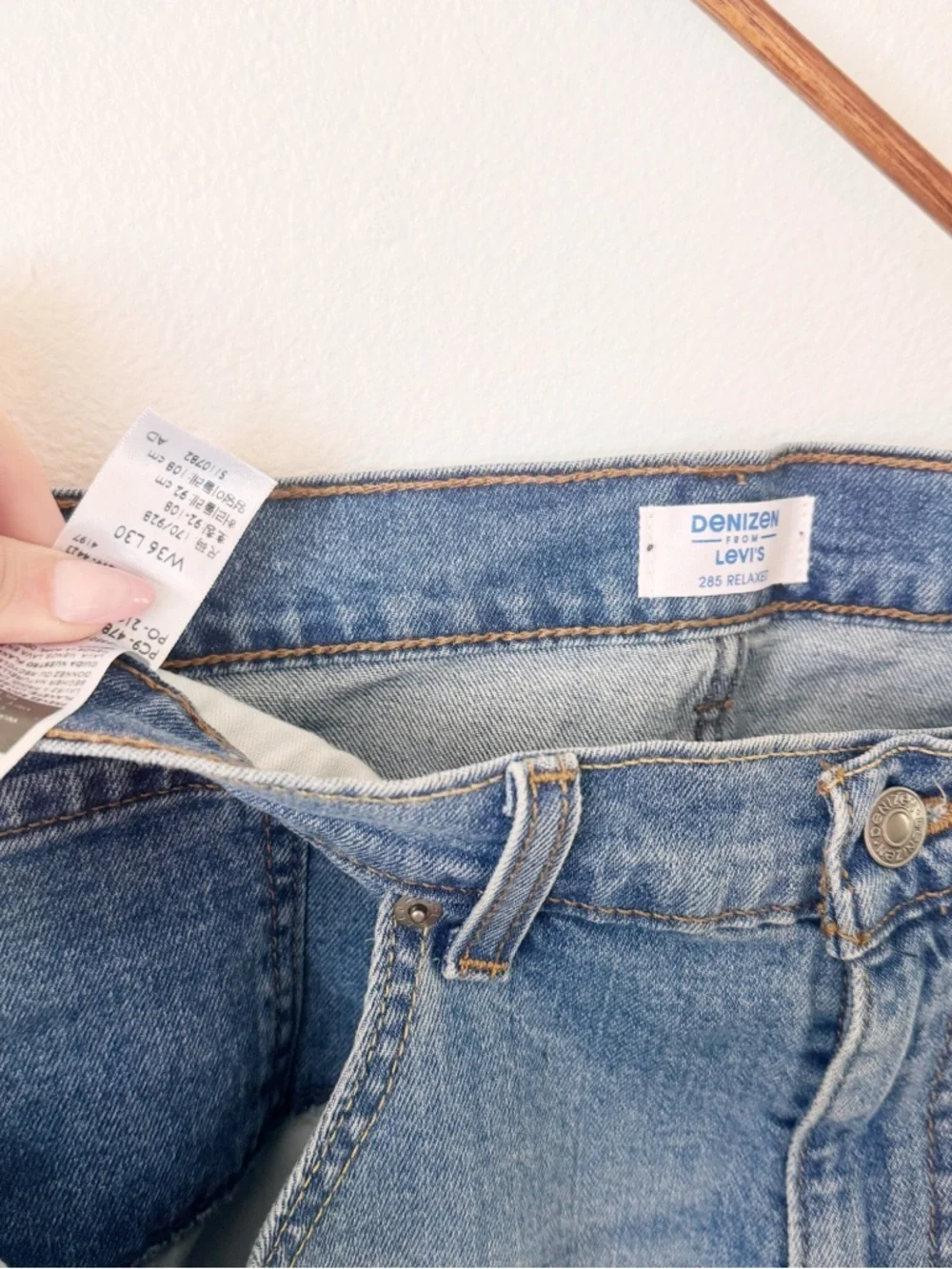 Denizen from Levi's Light Blue Straight Men's Jeans 36/30
